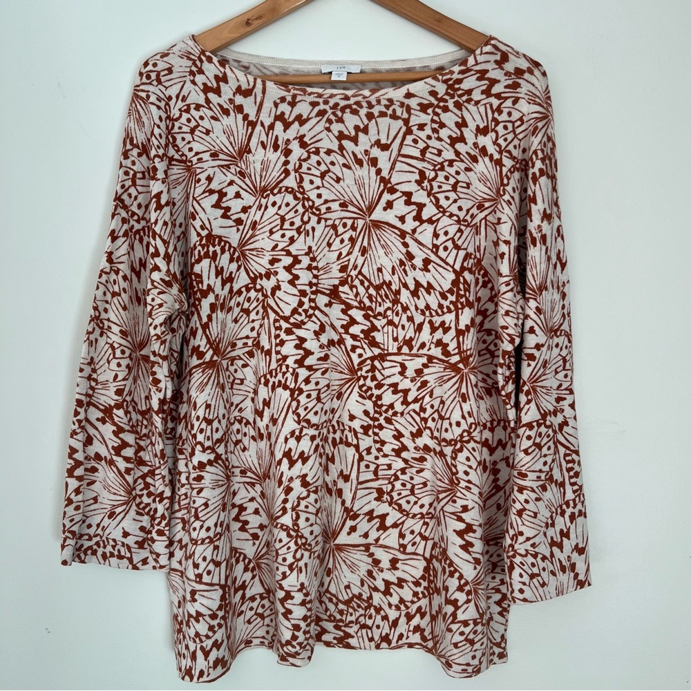 J. Jill Butterfly Sweater Women’s Size Medium